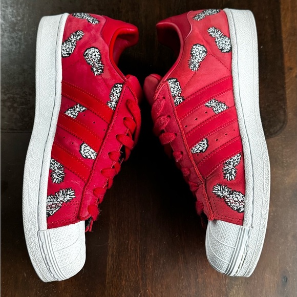 Adidas x Farm Co Red Pineapple Suede Superstar - Picture 8 of 9